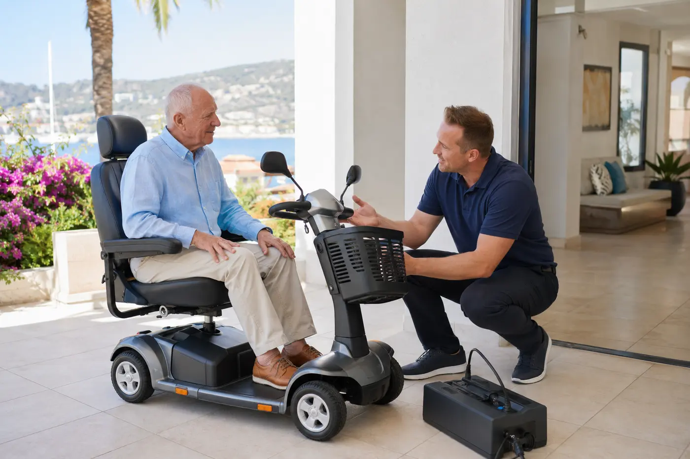 Accessible holiday planning and mobility equipment